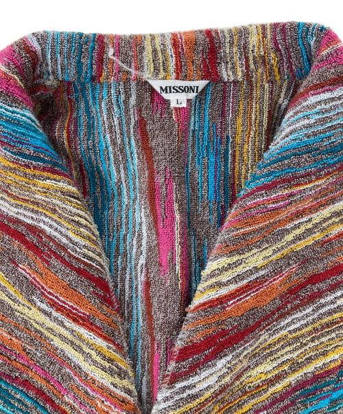 missoni（ミッソーニ）missoni (ミッソーニ) ガウンコート/バスローブ マルチカラー サイズ:Lの古着・服飾アイテム