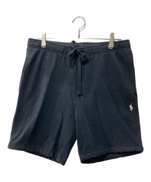 POLO RALPH LAUREN（ポロ・ラルフローレン）POLO RALPH LAUREN (ポロ・ラルフローレン) スウェットハーフパンツ ブラック サイズ:Mの古着・服飾アイテム