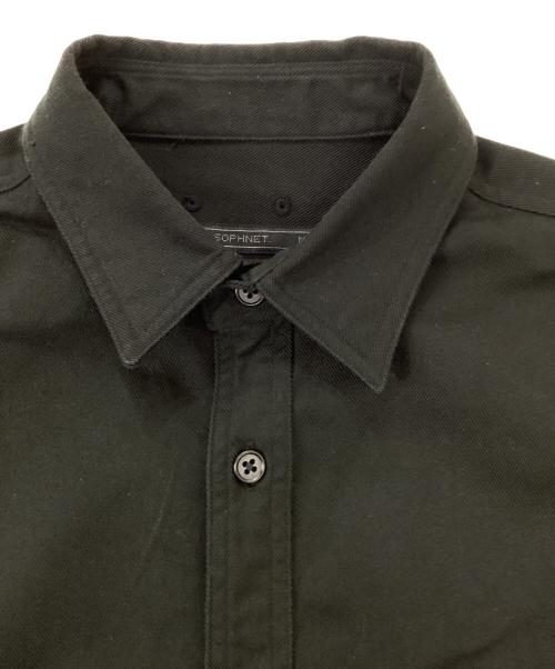 SOPHNET.（ソフネット）SOPHNET. (ソフネット) BAGGY SHIRT JACKET/ジャケット ブラック サイズ:Mの古着・服飾アイテム