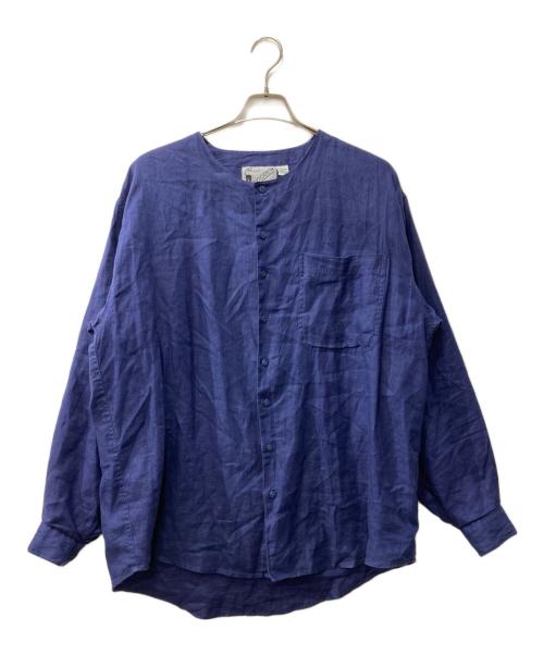 GOOUCH（グーチ）GOOUCH (グーチ) リネンシャツ ブルー サイズ:Mの古着・服飾アイテム