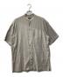 ISSEY MIYAKE（イッセイミヤケ）の古着「90s/ストライプバンドカラーシャツ」｜グレー