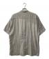 ISSEY MIYAKE (イッセイミヤケ) 90s/ストライプバンドカラーシャツ グレー サイズ:L：8000円