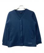 mont-bellモンベル）の古着「リップルニット カーディガン」｜ネイビー