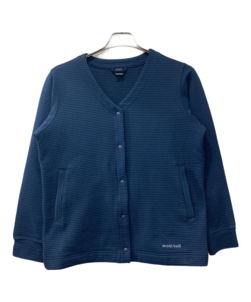 mont-bell（モンベル）mont-bell (モンベル) リップルニット カーディガン ネイビー サイズ:Lの古着・服飾アイテム