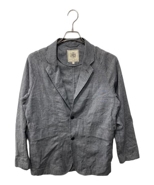 J.PRESS（ジェイプレス）J.PRESS (ジェイプレス) テーラードジャケット グレー サイズ:Mの古着・服飾アイテム