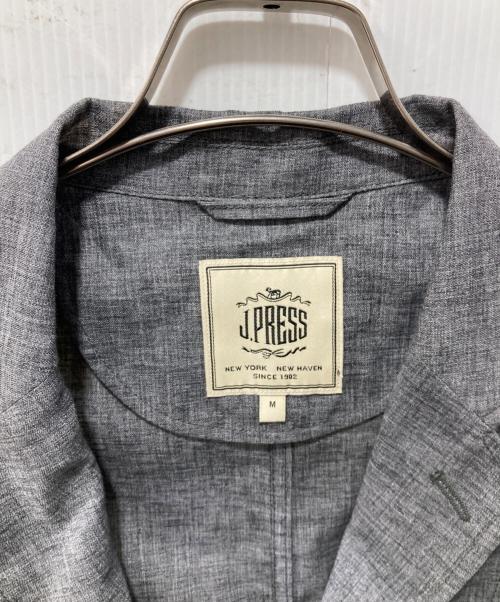 J.PRESS（ジェイプレス）J.PRESS (ジェイプレス) テーラードジャケット グレー サイズ:Mの古着・服飾アイテム