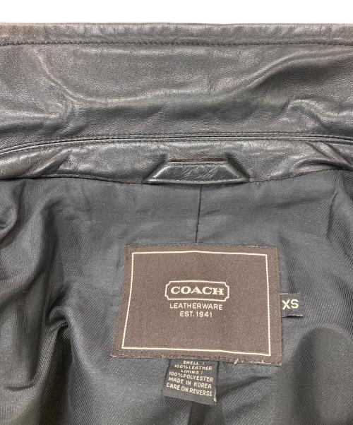 OLD COACH（オールドコーチ）OLD COACH (オールドコーチ) レザージャケット ブラック サイズ:XSの古着・服飾アイテム