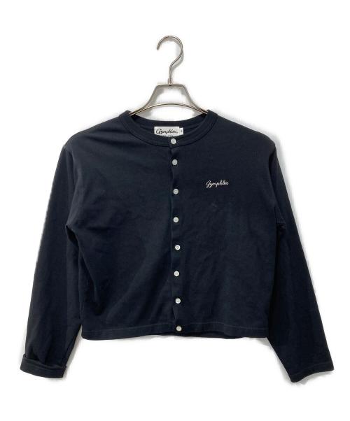 Gymphlex（ジムフレックス）Gymphlex (ジムフレックス) ショートクルーネック カーディガン ブラック サイズ:14の古着・服飾アイテム