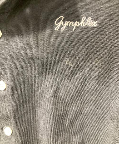 Gymphlex（ジムフレックス）Gymphlex (ジムフレックス) ショートクルーネック カーディガン ブラック サイズ:14の古着・服飾アイテム