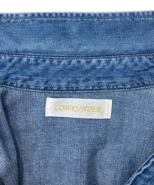 LOWRUNDER（ローランダー）LOWRUNDER (ローランダー) リメイクパッチワークデニムワンピース インディゴ サイズ:FREEの古着・服飾アイテム