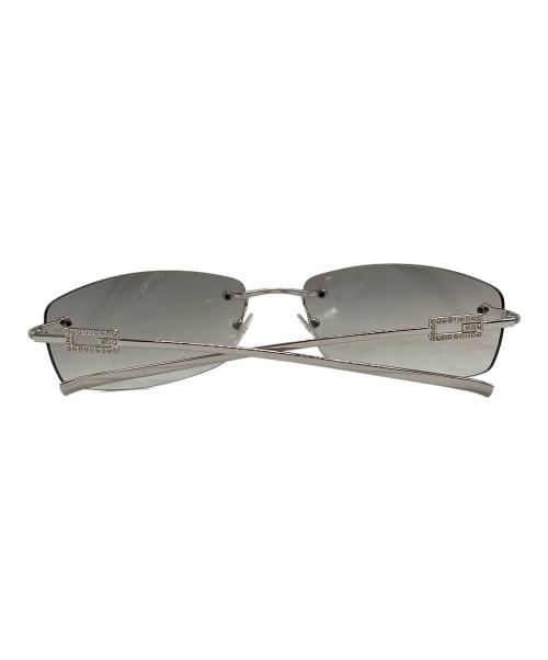 GUCCI（グッチ）GUCCI (グッチ) ラインストーンリムレスサングラス グレー サイズ:60□17-125の古着・服飾アイテム