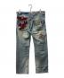 DOLCE & GABBANA (ドルチェ＆ガッバーナ) ワッペンデニムパンツ インディゴ サイズ:48：20000円