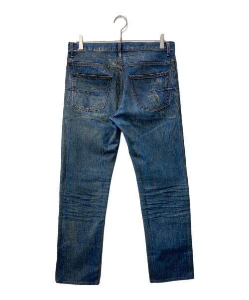 DIOR HOMME（ディオール オム）DIOR HOMME (ディオール オム) THESE GREY DAYS 06AW/ラスターコーティング デニムパンツ インディゴ サイズ:32の古着・服飾アイテム