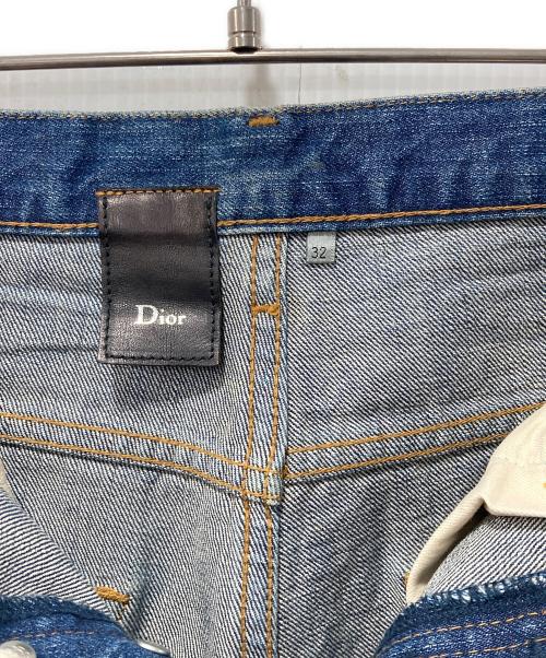 DIOR HOMME（ディオール オム）DIOR HOMME (ディオール オム) THESE GREY DAYS 06AW/ラスターコーティング デニムパンツ インディゴ サイズ:32の古着・服飾アイテム
