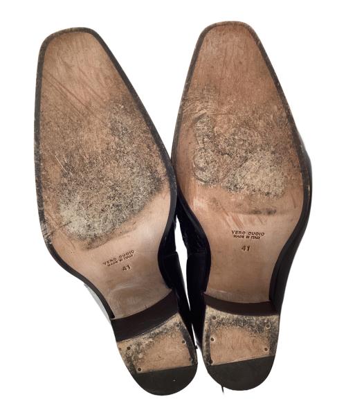 Around The Shoes（アラウンドザシューズ）Around The Shoes (アラウンドザシューズ) クロコ型押しブーツ ブラック サイズ:SIZE41の古着・服飾アイテム