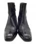 Around The Shoes (アラウンドザシューズ) クロコ型押しブーツ ブラック サイズ:SIZE41：7000円