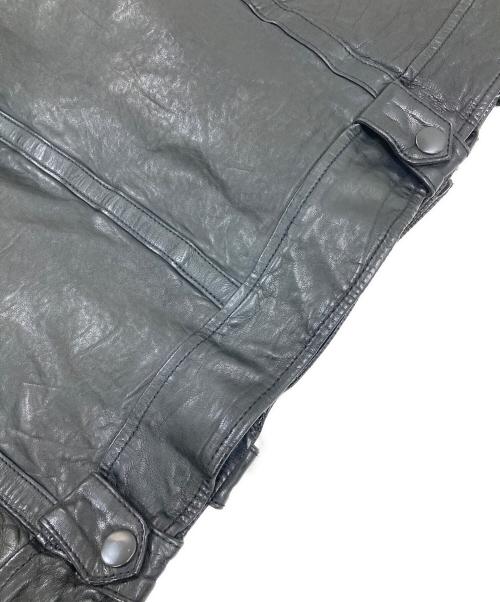 OLD GAP（オールドギャップ）OLD GAP (オールドギャップ) レザーライダースジャケット ブラック サイズ:Mの古着・服飾アイテム