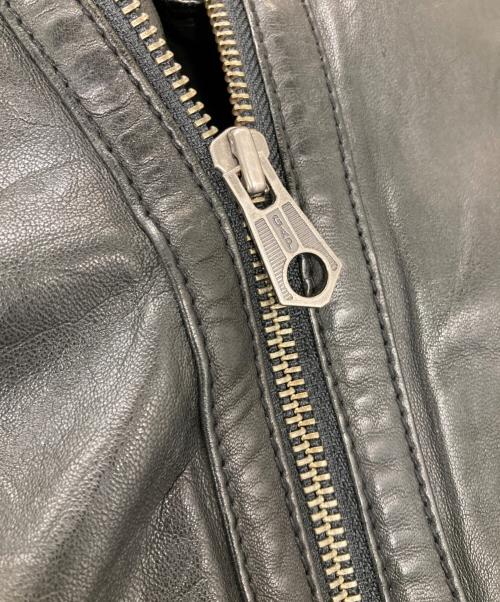 OLD GAP（オールドギャップ）OLD GAP (オールドギャップ) レザーライダースジャケット ブラック サイズ:Mの古着・服飾アイテム
