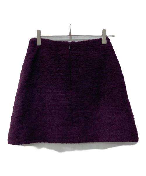 CHANEL（シャネル）CHANEL (シャネル) ツイードセットアップ パープル サイズ:40の古着・服飾アイテム
