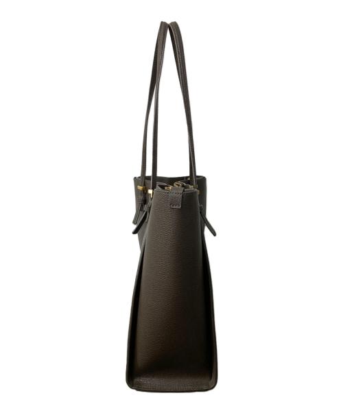 CHARLES & KEITH（チャールズアンドキース）CHARLES & KEITH (チャールズアンドキース) サンサ クラシックダブルハンドルトートバッグ ブラウンの古着・服飾アイテム