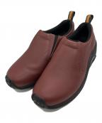 MERRELLメレル）の古着「ジャングル モック レザー/ローカットスニーカー」｜ボルドー