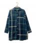 PAL'LAS PALACE（パラスパレス）の古着「チェックロングシャツ」｜ネイビー