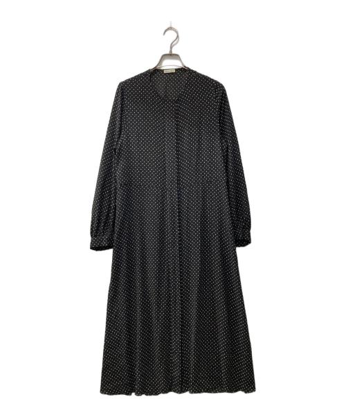 STEVEN ALAN（スティーブンアラン）STEVEN ALAN (スティーブンアラン) DOT GEORGETTE FLARE DRESS/ワンピース ブラック サイズ:Sの古着・服飾アイテム