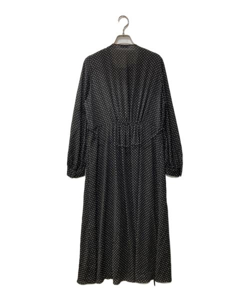STEVEN ALAN（スティーブンアラン）STEVEN ALAN (スティーブンアラン) DOT GEORGETTE FLARE DRESS/ワンピース ブラック サイズ:Sの古着・服飾アイテム
