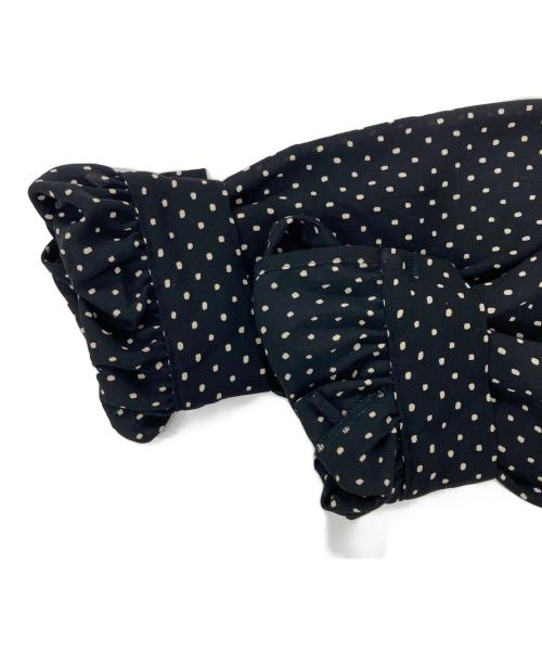 STEVEN ALAN（スティーブンアラン）STEVEN ALAN (スティーブンアラン) DOT GEORGETTE FLARE DRESS/ワンピース ブラック サイズ:Sの古着・服飾アイテム