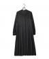 STEVEN ALAN（スティーブンアラン）の古着「DOT GEORGETTE FLARE DRESS/ワンピース」｜ブラック