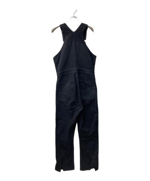 holiday（ホリデー）HOLIDAY (ホリデー) SLIM FLARE DENIM OVER-ALL ブラック サイズ:1の古着・服飾アイテム