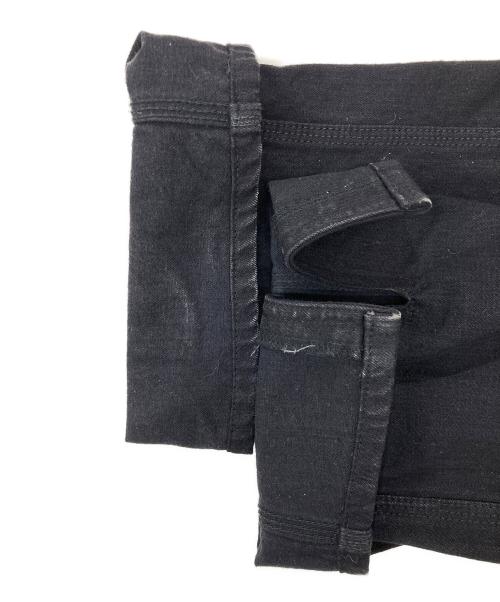 holiday（ホリデー）HOLIDAY (ホリデー) SLIM FLARE DENIM OVER-ALL ブラック サイズ:1の古着・服飾アイテム