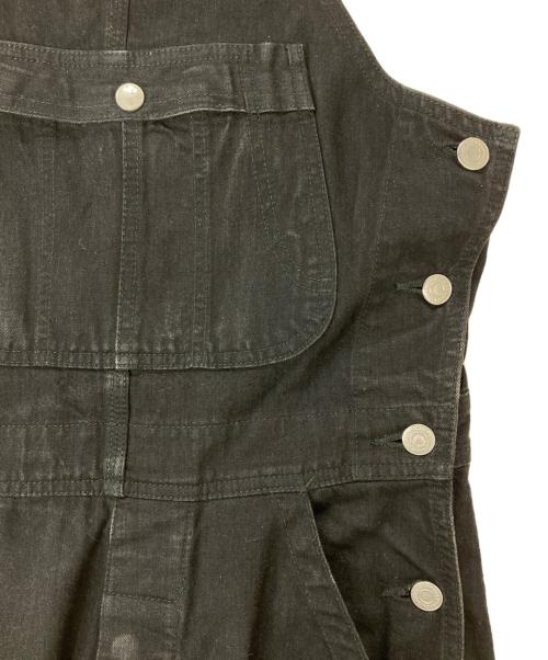 holiday（ホリデー）HOLIDAY (ホリデー) SLIM FLARE DENIM OVER-ALL ブラック サイズ:1の古着・服飾アイテム