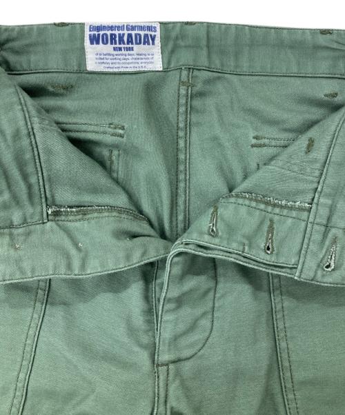 Engineered Garments WORKADAY（エンジニアドガーメンツ ワーカーデイ）Engineered Garments WORKADAY (エンジニアドガーメンツ ワーカーデイ) ベイカーパンツ オリーブ サイズ:Mの古着・服飾アイテム