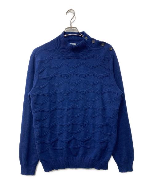 MALO（マーロ）MALO (マーロ) ハイネックニット ネイビー サイズ:50の古着・服飾アイテム