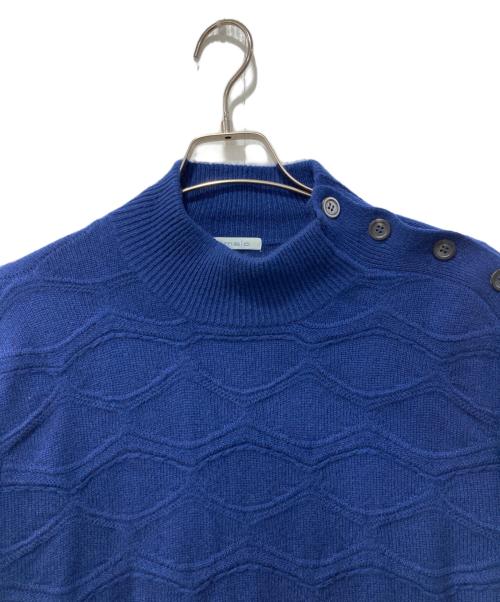 MALO（マーロ）MALO (マーロ) ハイネックニット ネイビー サイズ:50の古着・服飾アイテム