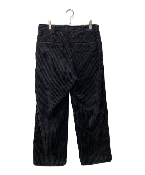 STEVEN ALAN（スティーブンアラン）STEVEN ALAN (スティーブンアラン) WIDE/CORD BAGGY STRAIGHT-J/コーデュロイパンツ ブラック サイズ:Mの古着・服飾アイテム