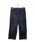 STEVEN ALAN（スティーブンアラン）の古着「WIDE/CORD BAGGY STRAIGHT-J/コーデュロイパンツ」｜ブラック