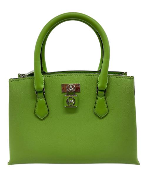 MICHAEL KORS（マイケルコース）MICHAEL KORS (マイケルコース) 2WAYショルダーバッグ グリーンの古着・服飾アイテム