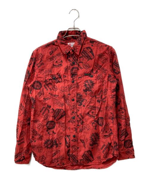 Hysteric Glamour（ヒステリックグラマー）Hysteric Glamour (ヒステリックグラマー) シャツ レッド サイズ:Lの古着・服飾アイテム