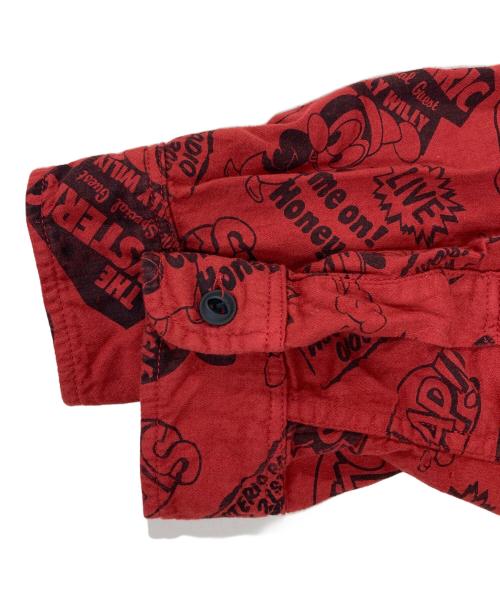 Hysteric Glamour（ヒステリックグラマー）Hysteric Glamour (ヒステリックグラマー) シャツ レッド サイズ:Lの古着・服飾アイテム