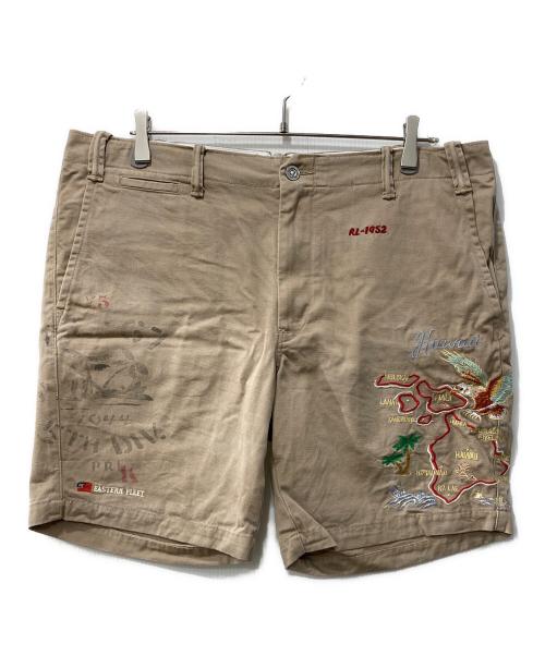 POLO RALPH LAUREN（ポロ・ラルフローレン）POLO RALPH LAUREN (ポロ・ラルフローレン) ハーフパンツ ベージュ サイズ:36の古着・服飾アイテム