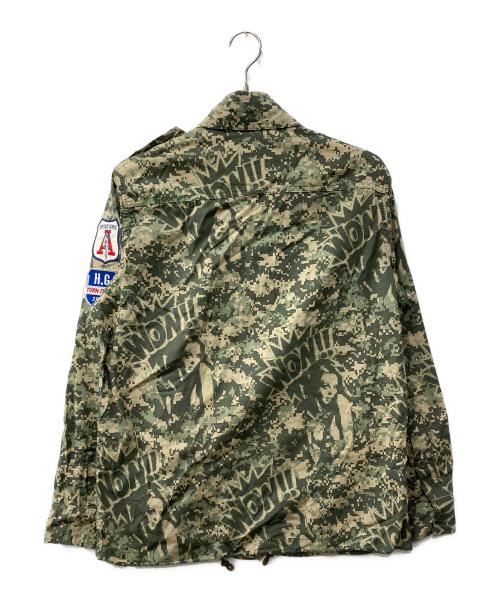 Hysteric Glamour（ヒステリックグラマー）Hysteric Glamour (ヒステリックグラマー) 迷彩柄シャツ カーキ サイズ:Mの古着・服飾アイテム