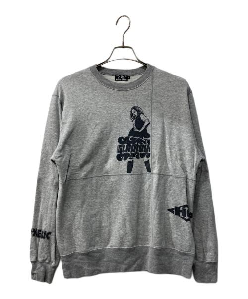 Hysteric Glamour（ヒステリックグラマー）Hysteric Glamour (ヒステリックグラマー) VIXEN SCRATCH スウェット カーキ サイズ:Lの古着・服飾アイテム