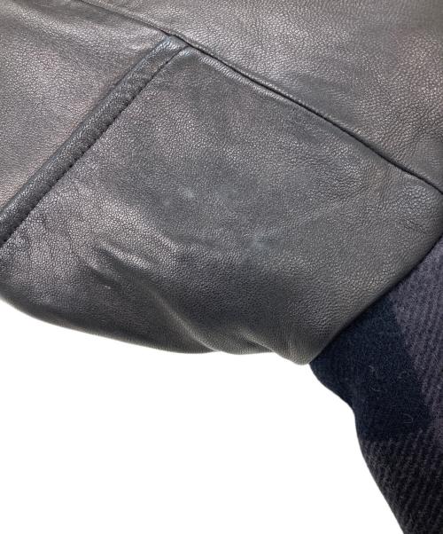 Hysteric Glamour（ヒステリックグラマー）Hysteric Glamour (ヒステリックグラマー) HORSE SHOE ワッペン付レザースリーブスタジャン ブラック サイズ:Mの古着・服飾アイテム