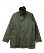 Barbourバブアー）の古着「BEAUFORT 2レイヤーブルゾン/ノンワックス」｜オリーブ