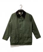 Barbourバブアー）の古着「BEAUFORT 2レイヤーブルゾン/ノンワックス」｜オリーブ