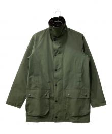 Barbour（バブアー）の古着「BEAUFORT 2レイヤーブルゾン/ノンワックス」｜オリーブ