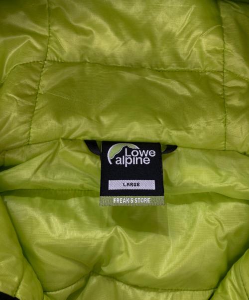 FREAK'S STORE（フリークスストア）FREAK'S STORE (フリークスストア) Lowe Alpine (ロウアルパイン) POLARTEC CHAMONIX JACKET/中綿ジャケット ブラック サイズ:Lの古着・服飾アイテム