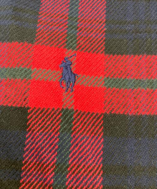 RALPH LAUREN（ラルフローレン）RALPH LAUREN (ラルフローレン) ブランケット レッドの古着・服飾アイテム